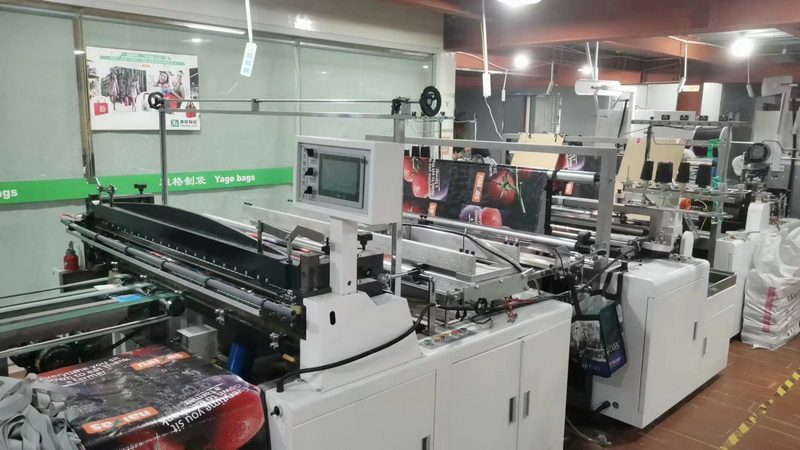 Automatic bag-making line