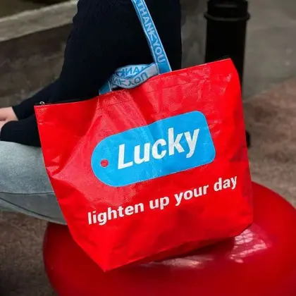 Wholesale Recycled Bag pp Woven Tote Laminate Custom Reusable Shopping Bag with logo Polypropylene Tote Waterproof Grocery Bag