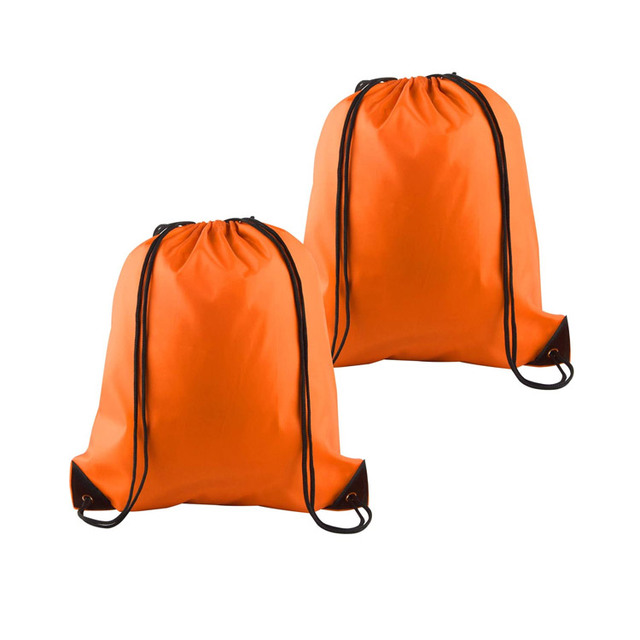 Promotional Eco Friendly Recycled Custom Logo Kids Party Gym Sports Backpack String Polyester Drawstring Bag