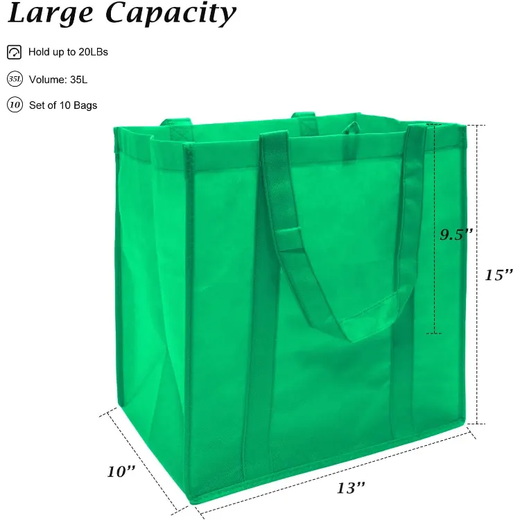 Custom Logo Non Woven Ecobag Eco Friendly Reusable Eco Bags