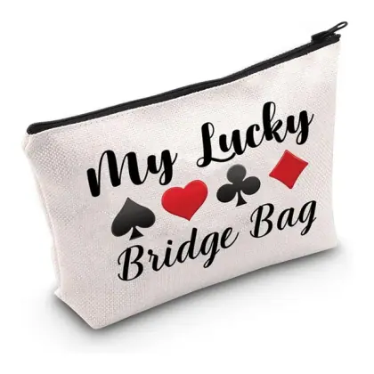 Fashion Designer Custom logo Best Travel Cosmetic Bag Organizer case White Monogrammed Make up Brush Bag