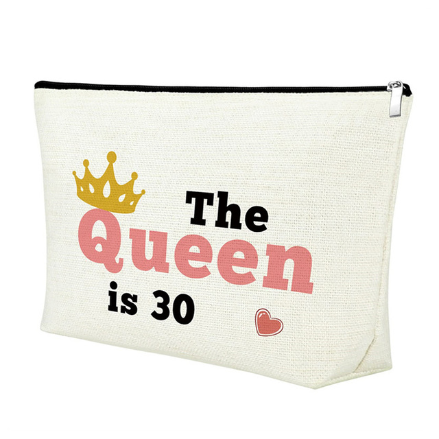 Wholesale Custom Design Logo Printed Plain Organizer Gift Pencil Cotton Canvas Pouch Toiletry Travel Makeup Cosmetic Bag