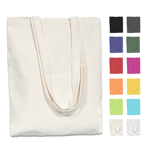 Hot Selling Custom Printed Logo Canvas Tote Bag Cotton Reusable Plain Organic Cotton Shopping Tote Bag
