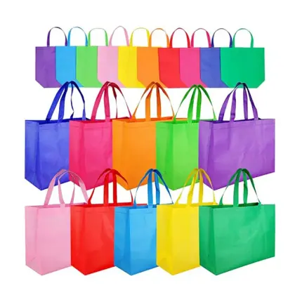Custom Logo Printing Non-woven Reusable Shopping Bags Large Non Woven Tote Bags for Grocery