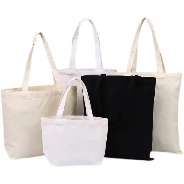 Custom logo Reusable Eco Shopping Canvas Bag Printed Organic Cotton Tote Bags