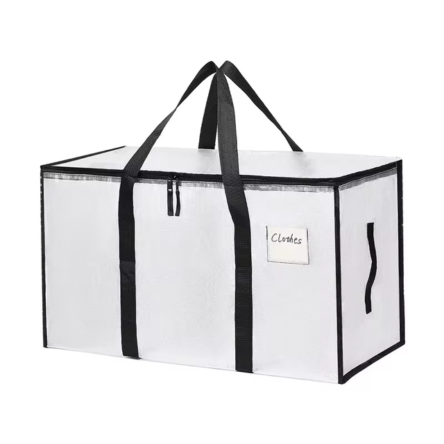 Factory Supply Blue Woven Storage Bag Shopping Packaging PP Woven Moving Luggage Storage Bag