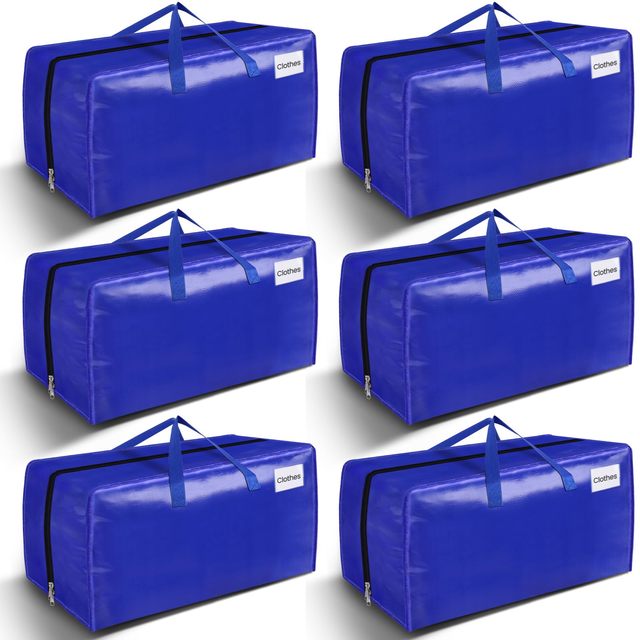 Extra Large Capacity Waterproof Heavy Duty Moving Bag Customized Reusable PP Woven Shopping Storage Bags