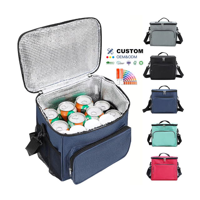 Wholesale Lunch Bags Aluminum Foil Thickened Insulation Waterproof Bento Handbag For Office Worker And Student Picnic Cooler Bag