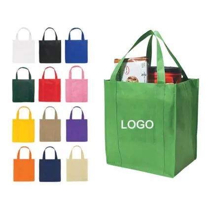 Promotional Heat Seal Non Woven Exhibition Tote Bags Trade Show Polypropylene Tote Bag Promotional Exhibition Bag