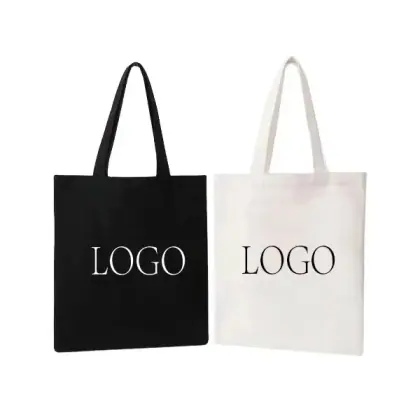 可定制尺寸纯色帆布托特包定制帆布单肩包普通定制帆布包