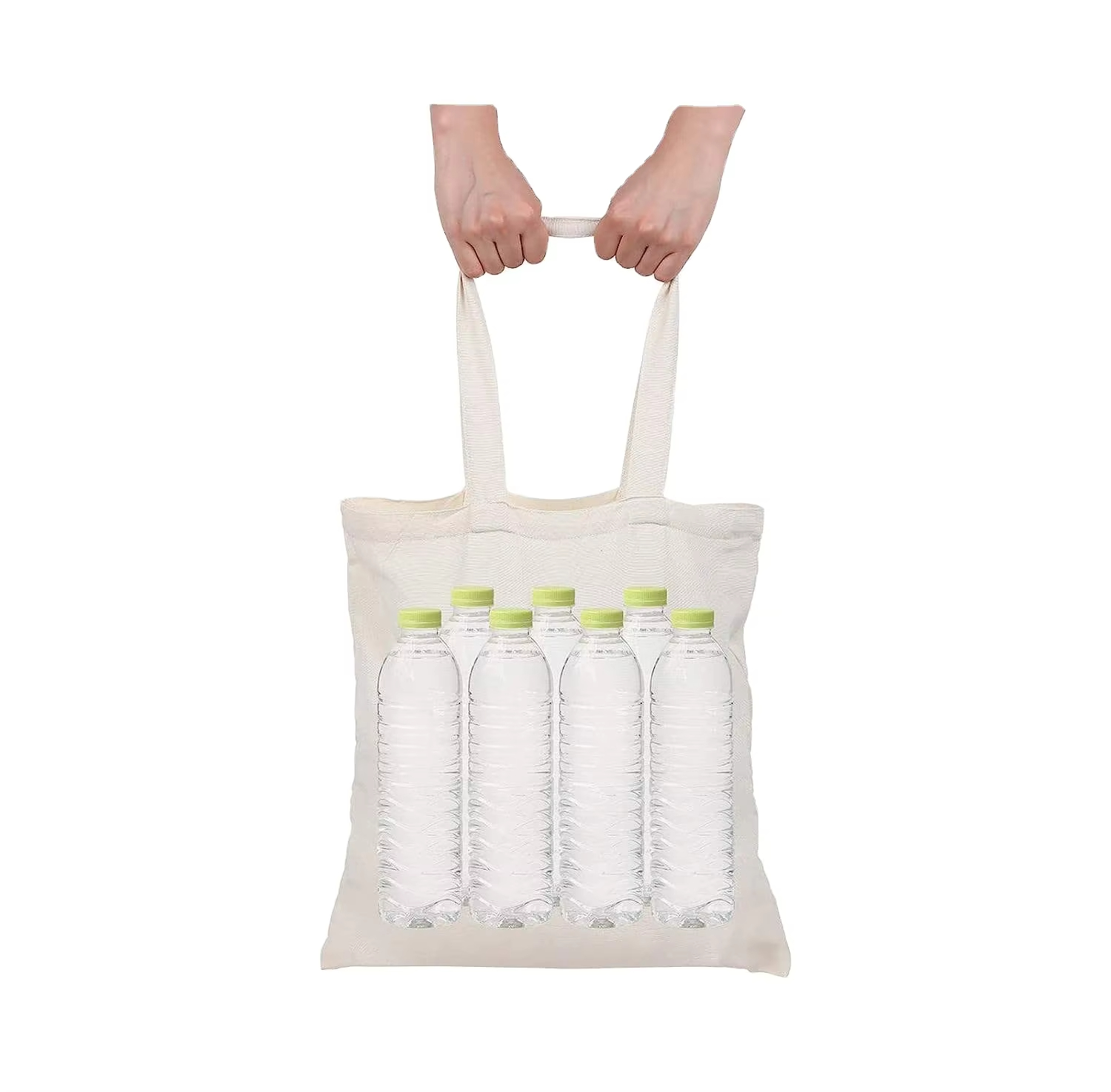 Hot Sale Eco Friendly Reusable Cotton Shopping Canvas Tote Bag with Custom Printed Logo