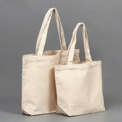 Custom Screen Printing High Quality Environmental Protection Materials Fashion Shopping Bag Custom Canvas Tote Bag