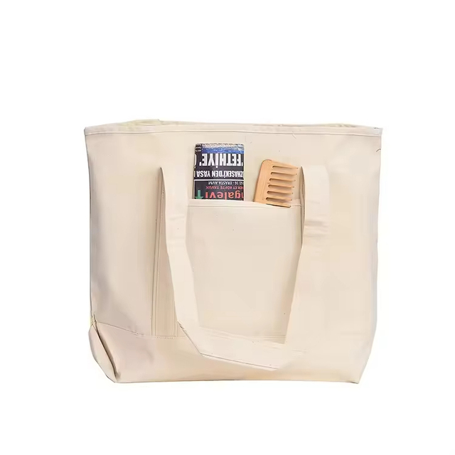 Wholesale Foldable Durable Cheap Plain Custom Logo Cotton Shopping Canvas Totes Bags With Pocket