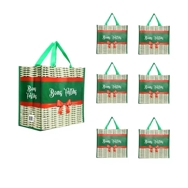 Custom Logo Printed Eco Friendly Laminated Bag Multi Color Logo Printed Laminated Pp Woven Shopping Bag