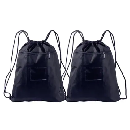 Custom Logo Portable Reusable Eco Friendly Dust Drawstring Gift Bag Shoe Storage Backpack With Custom Printed Logo