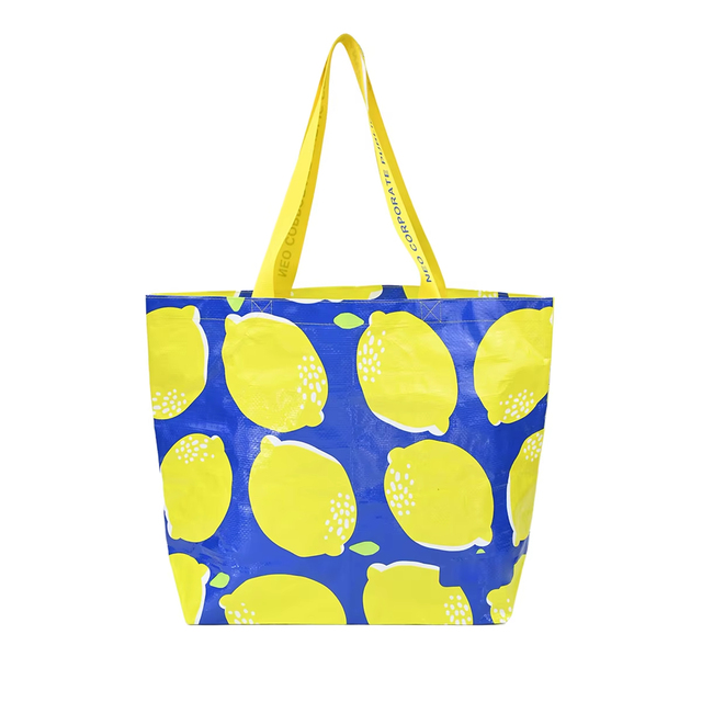 Reusable Waterproof RPET Non-woven Grocery Shopping Tote Bags for Promotion and Trade Show