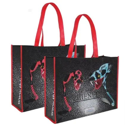 Wholesale Custom Logo Non Woven Shopping Bag Eco Friendly Large Reusable Tote Bag for Grocery Travel