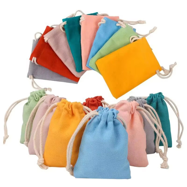 Manufacturer Cotton Drawstring Dust Storage Bag Organic Cotton Drawstring Shopping Bag With Custom Logo