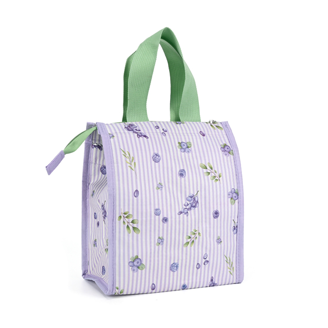 Custom Logo Insulated Lunch Cooler Bag Reusable Waterproof Thermal Food Tote with Handles for Picnic Work School Travel